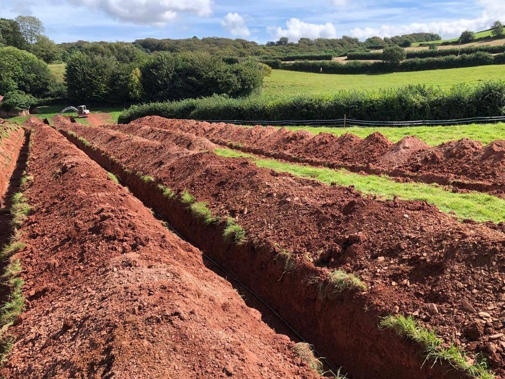 Ground Source Heat Pump Trenches Cornwall
